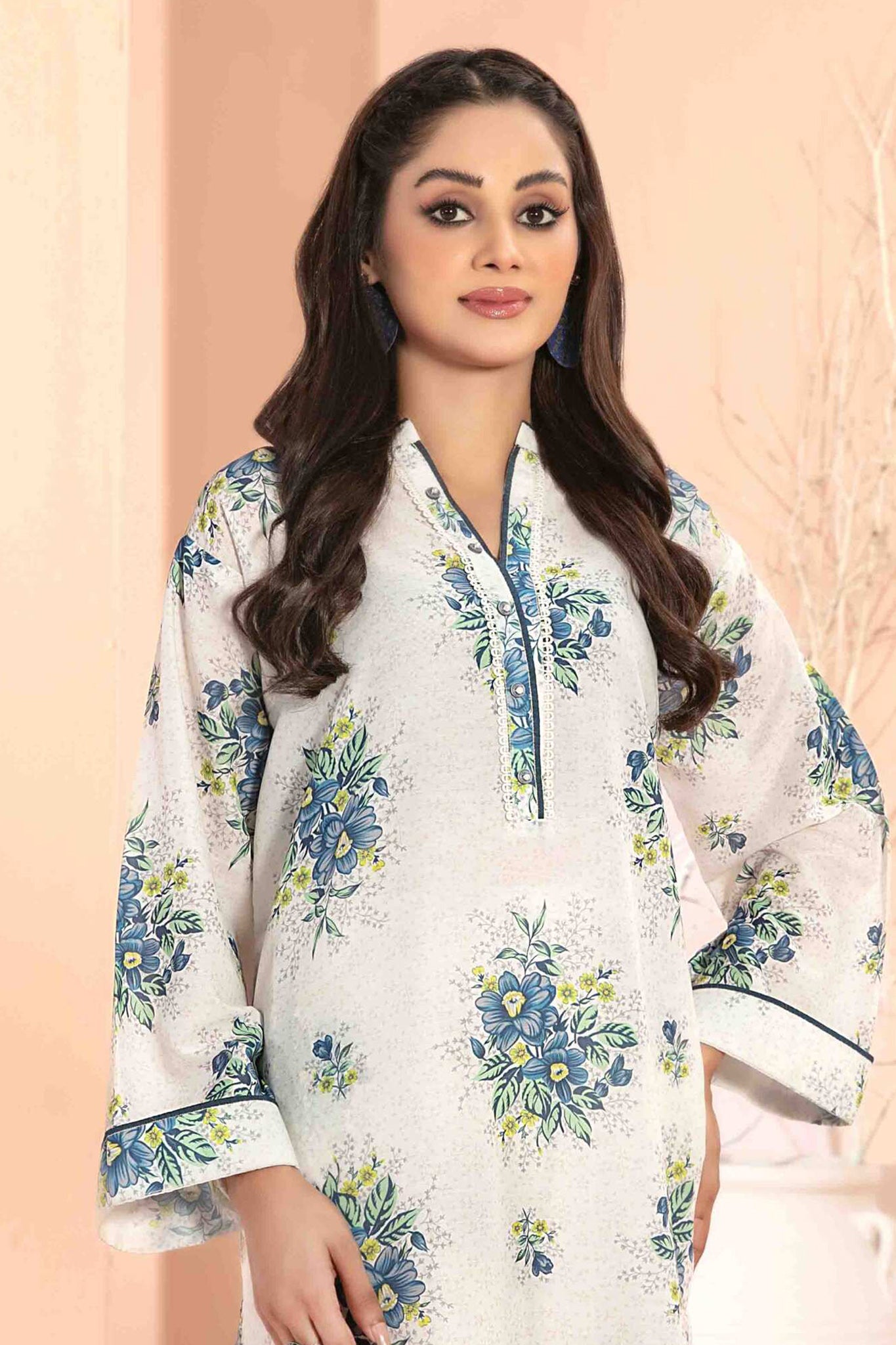 Anha By Tawakkal Stitched 2 Piece Swiss Digital Print with Khussa Collection'2024-D-3220