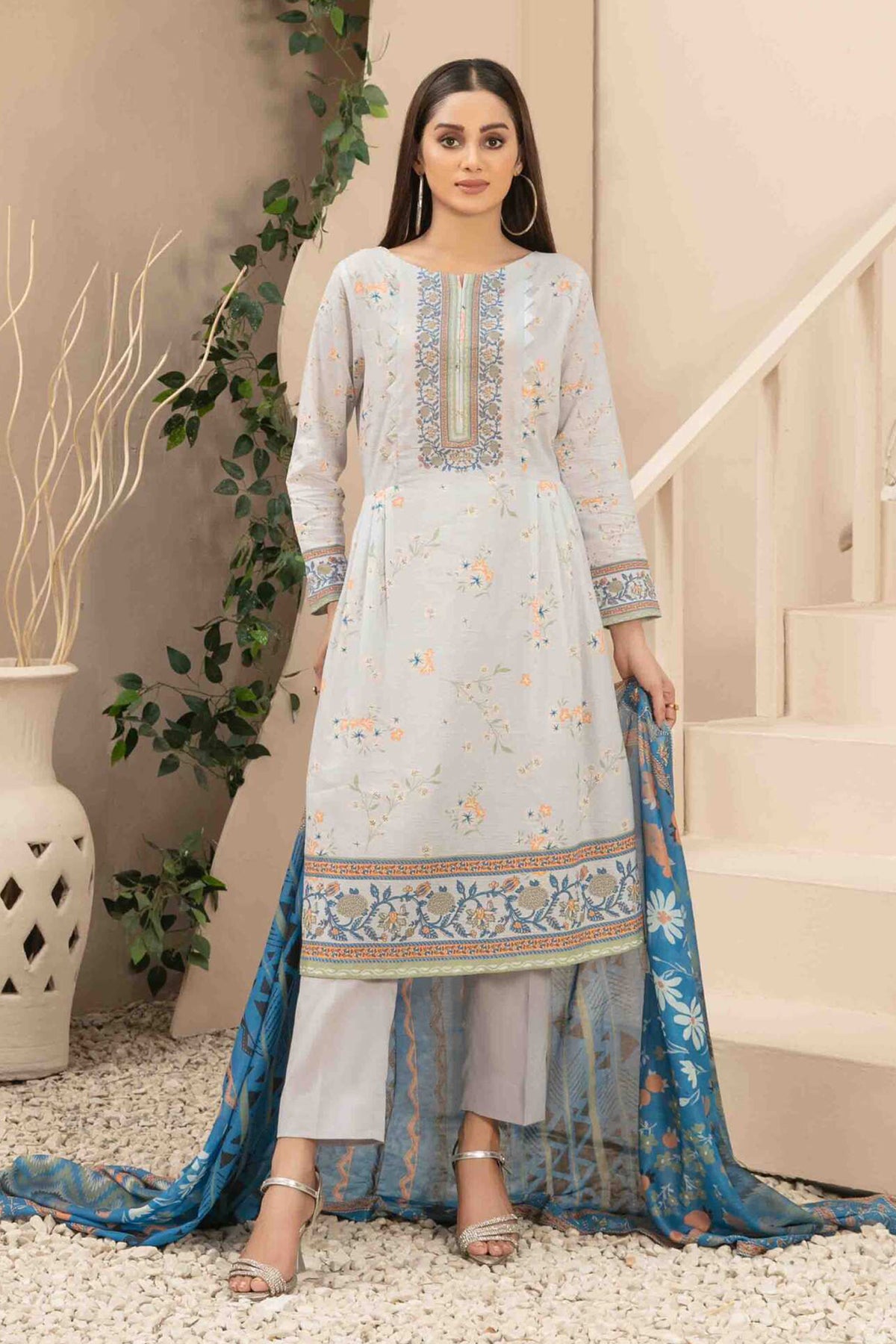 Tiyani By Tawakkal Unstitched 3 Piece Digital Printed Lawn Vol-02 Collection'2024-D-3602