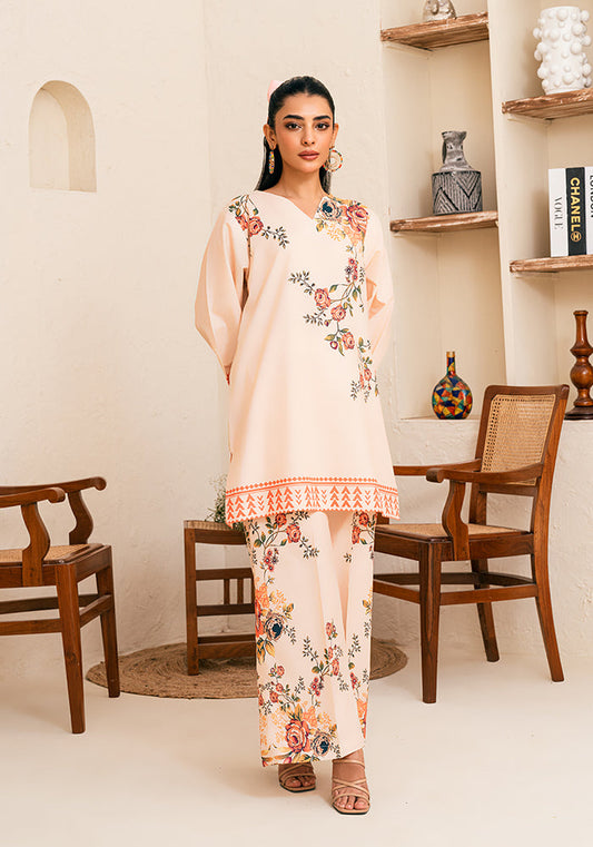 Amal Stitched 2 Piece Summer Cambric Collection-Dhalia