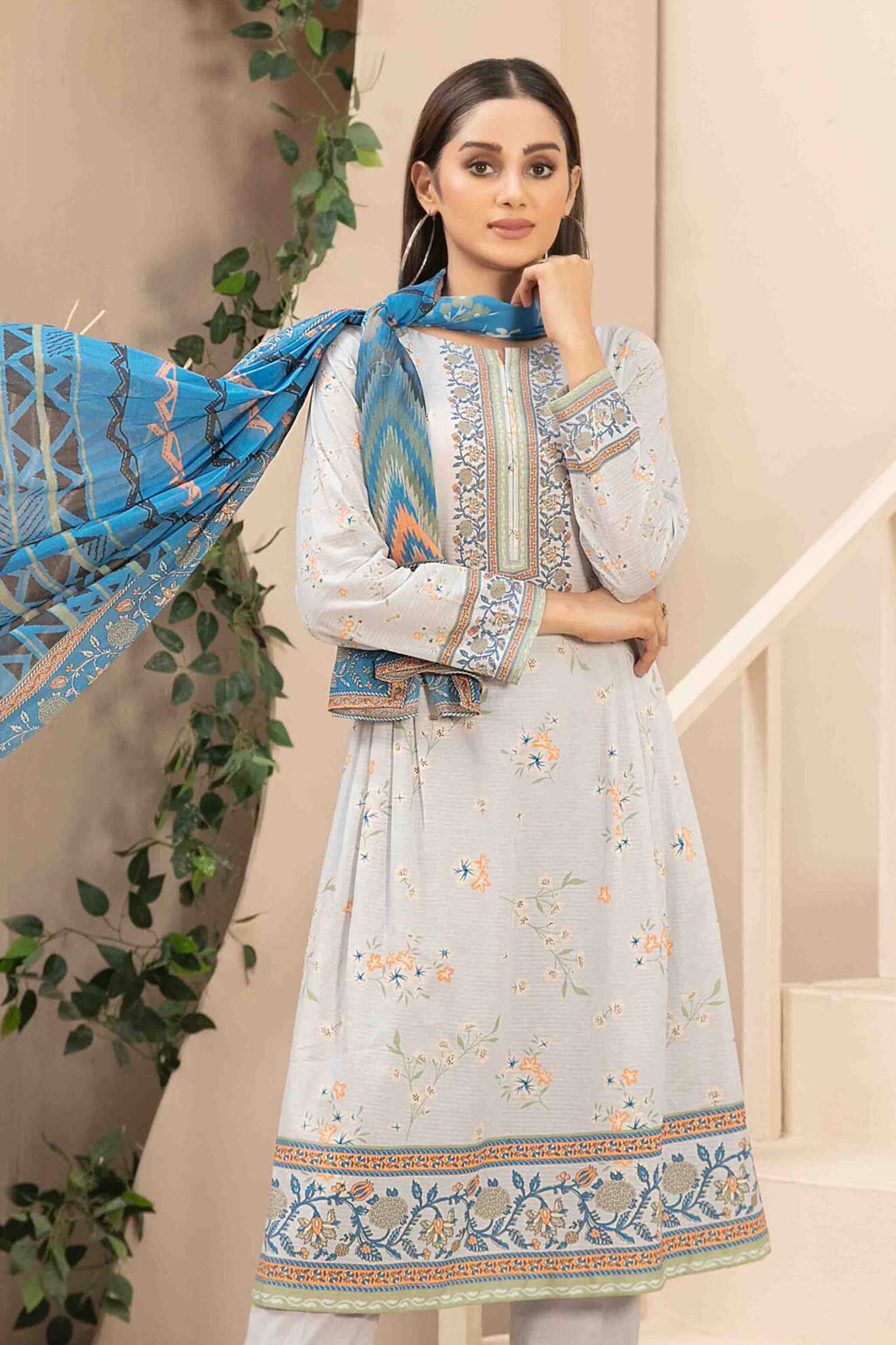 Tiyani By Tawakkal Unstitched 3 Piece Digital Printed Lawn Vol-02 Collection'2024-D-3602