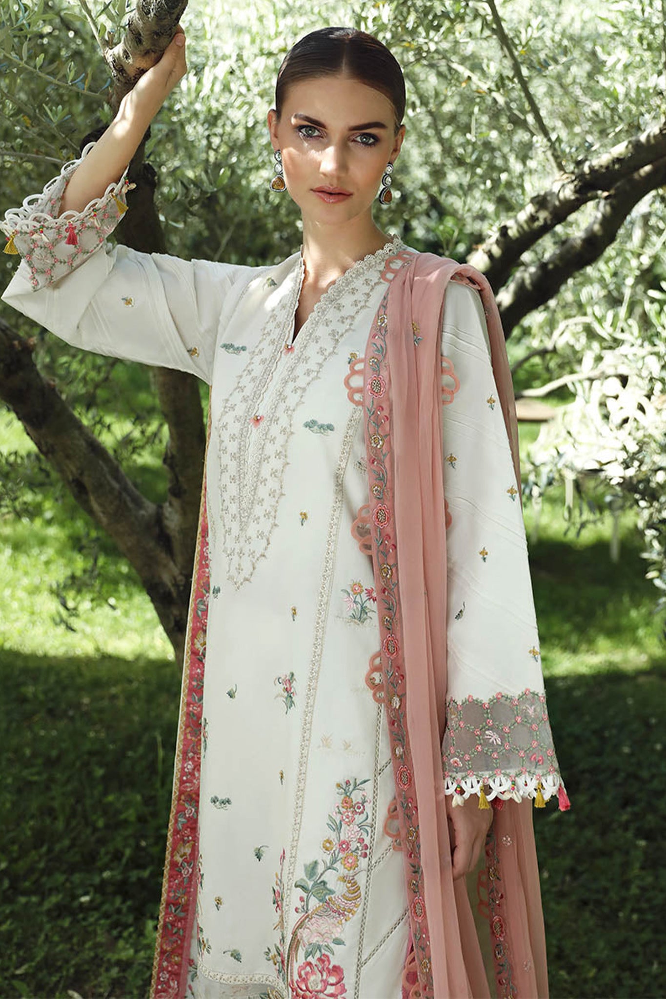 Aylin By Republic Unstitched 3 Piece Emb Lawn Summer Collection'2024-D-03-B-Camellia