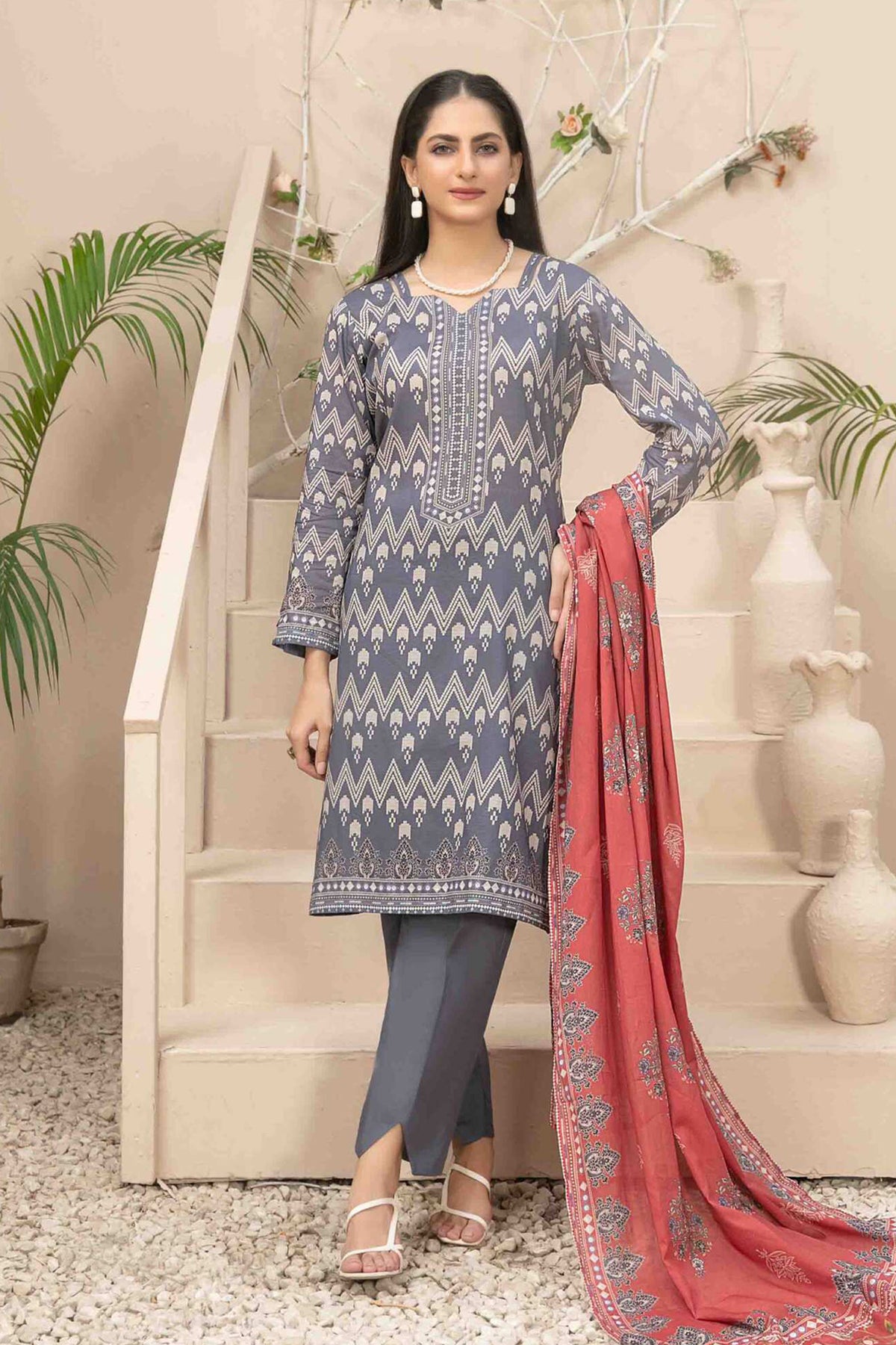 Tiyani By Tawakkal Unstitched 3 Piece Digital Printed Lawn Vol-02 Collection'2024-D-3600