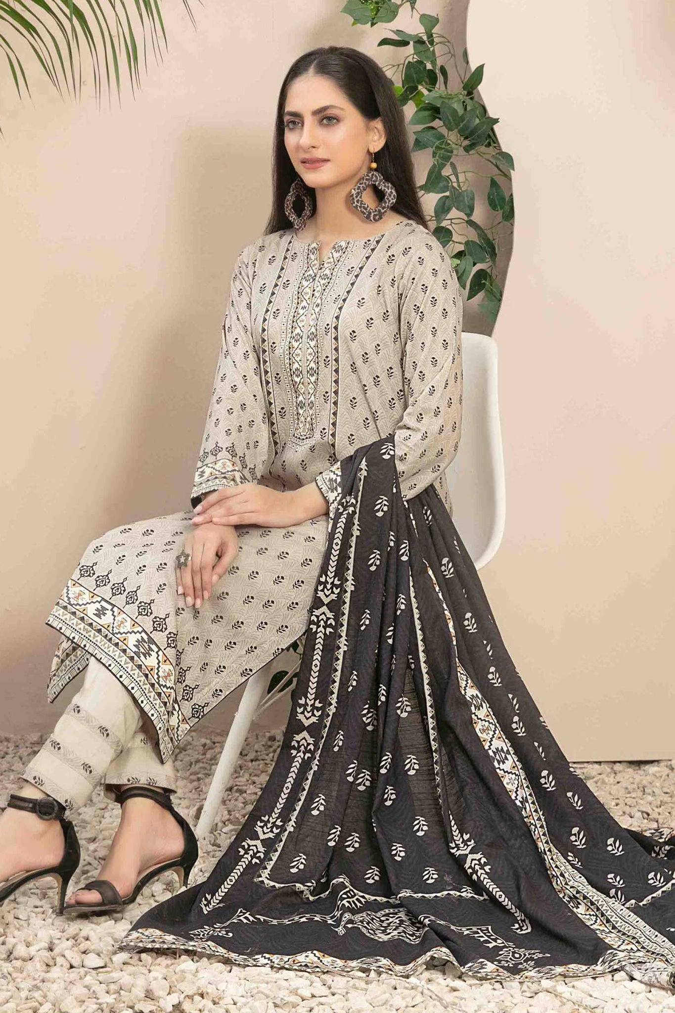 Tiyani By Tawakkal Unstitched 3 Piece Digital Printed Lawn Vol-02 Collection'2024-D-3599