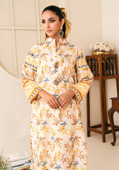 Amal Stitched 2 Piece Summer Cambric Collection-Amber