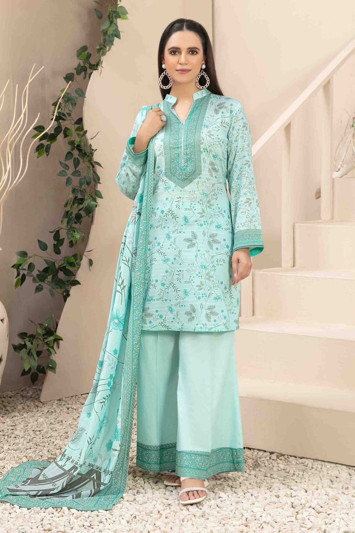 Tiyani By Tawakkal Unstitched 3 Piece Digital Printed Lawn Vol-02 Collection'2024-D-3597