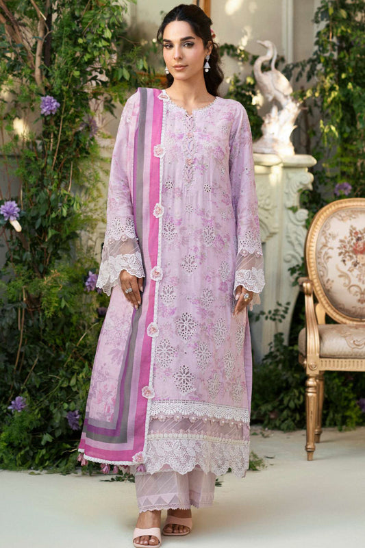 Amal By Motifz Unstitched 3 Piece Emb Lawn Eid Collection'2025-5428-Aster