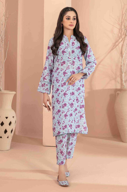 Anha By Tawakkal Stitched 2 Piece Swiss Digital Print with Khussa Collection'2024-D-3215