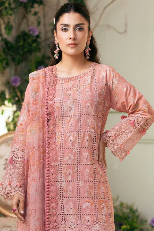 Amal By Motifz Unstitched 3 Piece Emb Lawn Eid Collection'2025-5427-Lotus