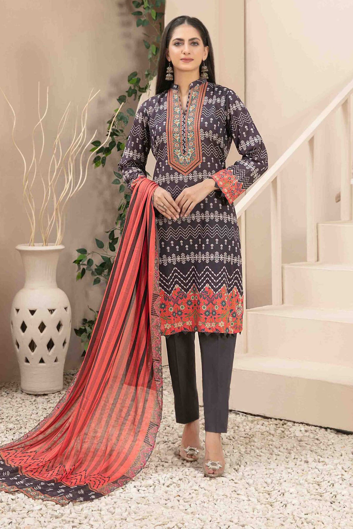 Tiyani By Tawakkal Unstitched 3 Piece Digital Printed Lawn Vol-02 Collection'2024-D-3603