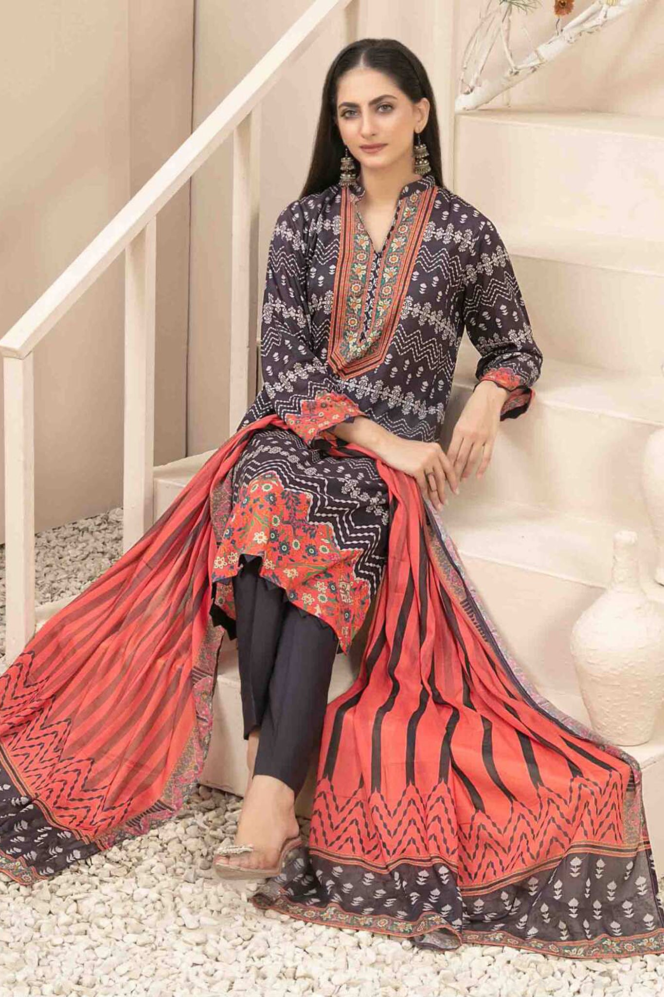 Tiyani By Tawakkal Unstitched 3 Piece Digital Printed Lawn Vol-02 Collection'2024-D-3603