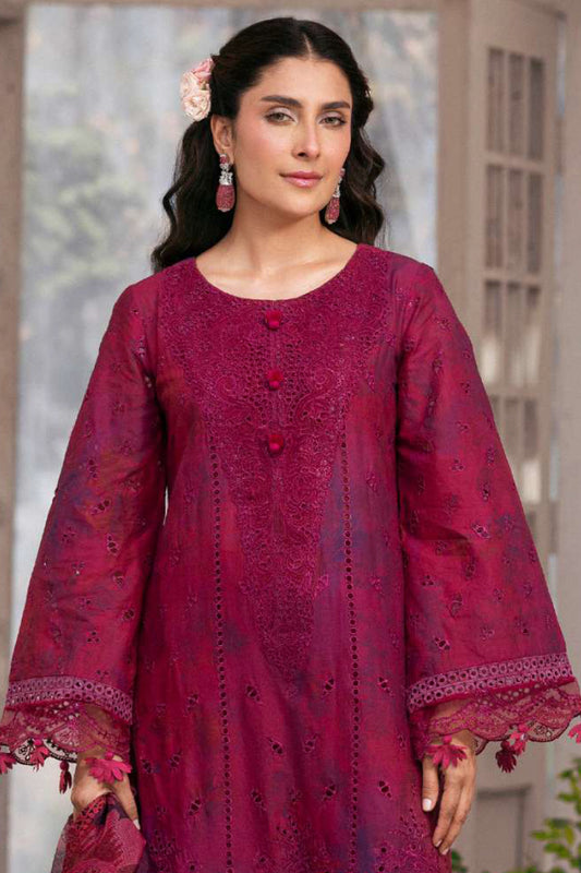 Amal By Motifz Unstitched 3 Piece Emb Lawn Eid Collection'2025-5426-Blossom