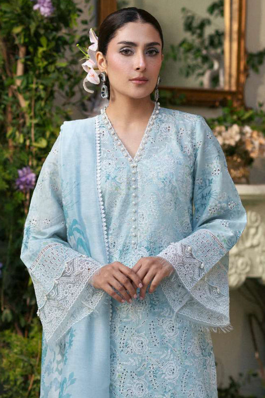 Amal By Motifz Unstitched 3 Piece Emb Lawn Eid Collection'2025-5425-Lavender