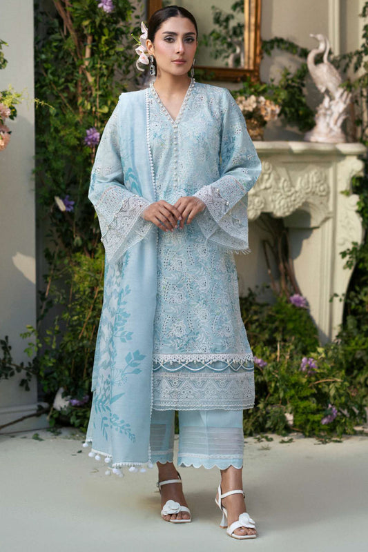 Amal By Motifz Unstitched 3 Piece Emb Lawn Eid Collection'2025-5425-Lavender