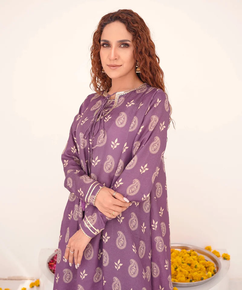 Dhaga Stitched 1 Piece Jacquard Frocks 2025-Aleira