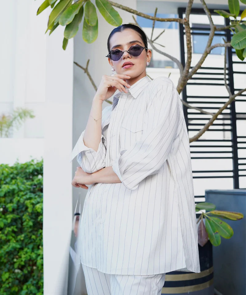 Dhaga Stitched 2 Piece Crepe Collection'2025-Basic Stripe