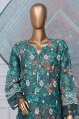 Sada Bahar Stitched 3 Piece Printed Chikankari Vol-01 Collection'2025-PCK-Dark Green