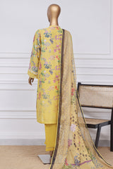 Sada Bahar Stitched 3 Piece Printed Chikankari Vol-01 Collection'2025-PCK-Yellow