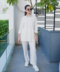 Dhaga Stitched 2 Piece Crepe Collection'2025-Basic Stripe