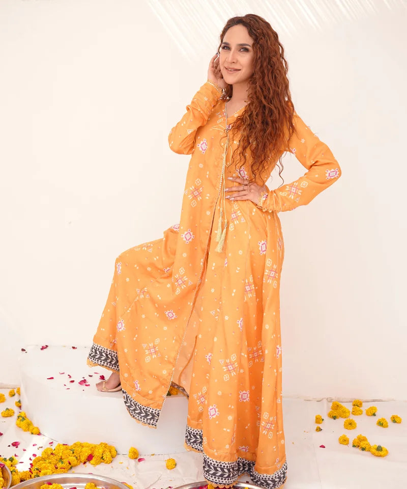 Dhaga Stitched 1 Piece Jacquard Frocks 2025-Jaipur