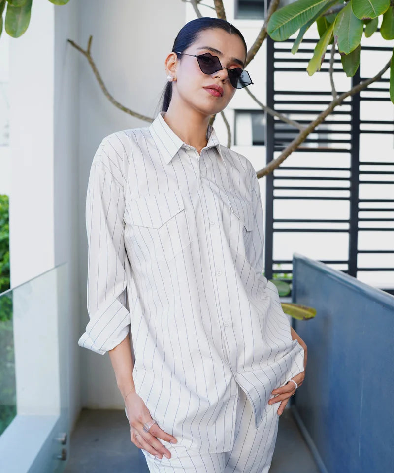 Dhaga Stitched 2 Piece Crepe Collection'2025-Basic Stripe