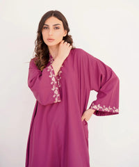 Dhaga Stitched 2 Piece Co Ords Summer Collection'2025-Hot pink Embroidered