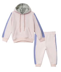 Little Bundles Stitched Kids Suit-Candy Crush Hoodie Set