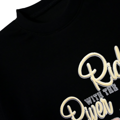 Little Bundles Stitched Kids Suit-Midnight Sweat Shirt