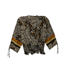 Little Bundles Stitched Kids Suit-Cheeta Top Shirt