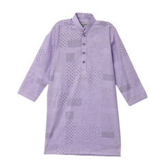 Little Bundles Stitched Kids Suit-Lilac Kurta