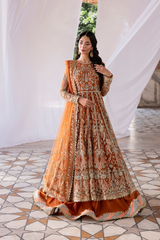 Ember Festive By Aylin Unstitched 3 Piece Formals Collection'2025-Saffron