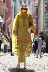 Huma Gul Unstitched 3 Piece Luxury Emb Lawn Collection'2025-Nora HG-05