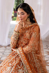 Ember Festive By Aylin Unstitched 3 Piece Formals Collection'2025-Saffron