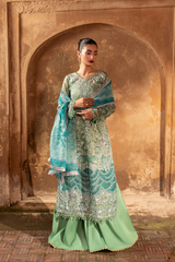 Ember Festive By Aylin Unstitched 3 Piece Formals Collection'2025-Ocean Bloom