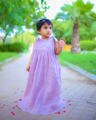 Urban Cut Seer Sucker Cotton Kids Dress – Soft & Breathable