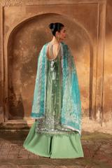Ember Festive By Aylin Unstitched 3 Piece Formals Collection'2025-Ocean Bloom