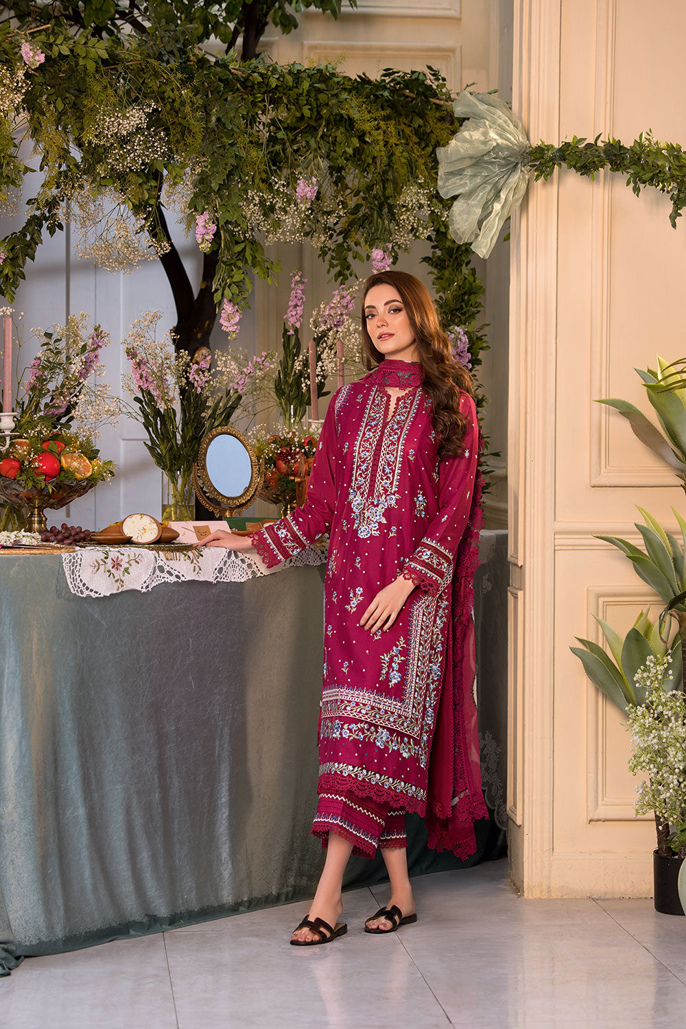 Vital by Sobia Nazir Unstitched 3 Piece Lawn Collection'2025-V-07-B