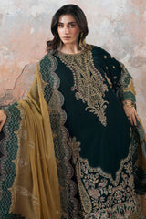 Ramsha Unstitched 3 Piece Luxury Velvet Vol-07 Collection'2025-V-702