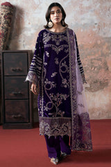 Ramsha Unstitched 3 Piece Luxury Velvet Vol-07 Collection'2025-V-708