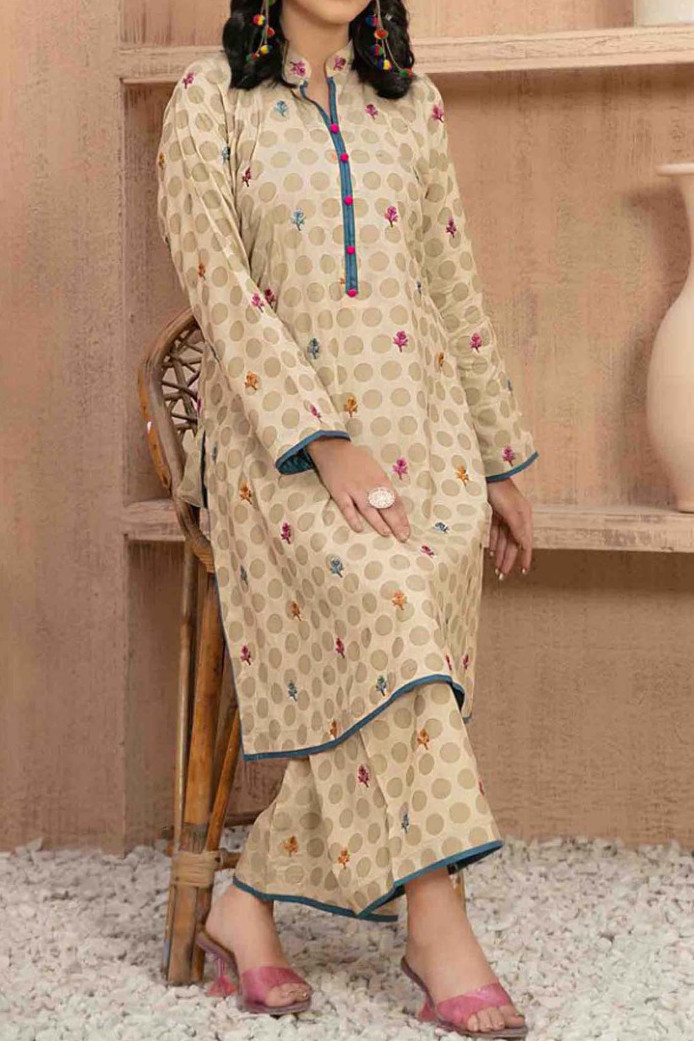 Vina by Tawakkal Viscose Stitched 2 Piece Paste Printed Collection'2023-V-7720
