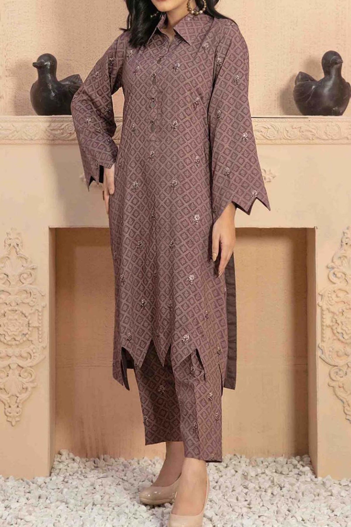 Vina by Tawakkal Viscose Stitched 2 Piece Paste Printed Collection'2023-V-7723