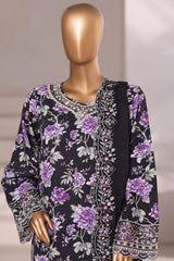 Sada Bahar Stitched 3 Piece Luxury Viscose Winter Collection'2025-VCK-312-Black