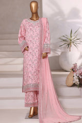 Sada Bahar Stitched 3 Piece Luxury Viscose Winter Collection'2025-VCK-313-Pink
