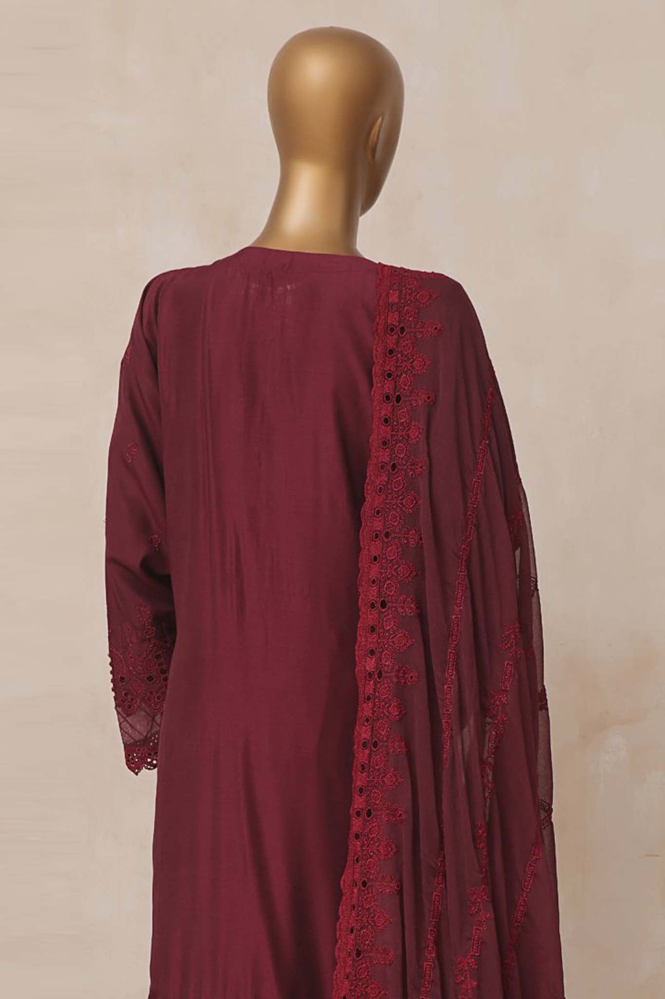 Sada Bahar Stitched 3 Piece Chikankari Viscose Collection'2023-VCK-Falsa
