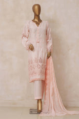 Sada Bahar Stitched 3 Piece Chikankari Viscose Collection'2023-VCK-Pink