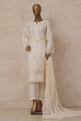 Sada Bahar Stitched 3 Piece Chikankari Viscose Collection'2023-VCK- Skin