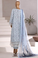 Sada Bahar Stitched 3 Piece Festive Emb Viscose Collection'2025-VCK-546 SKY