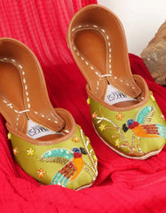 Mgs Style Khussa Collection-Verdurous Parakeet