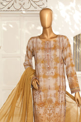 Hz Unstitched 3 Piece Vital Glam Emb Lawn Collection'2023-VGE-46