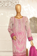Hz Unstitched 3 Piece Vital Glam Emb Lawn Collection'2023-VGE-49
