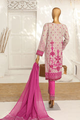 Hz Unstitched 3 Piece Vital Glam Emb Lawn Collection'2023-VGE-49